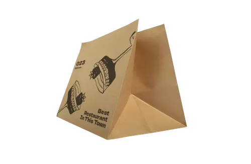 Torby cateringowe Kraft bez uchwytów druk online