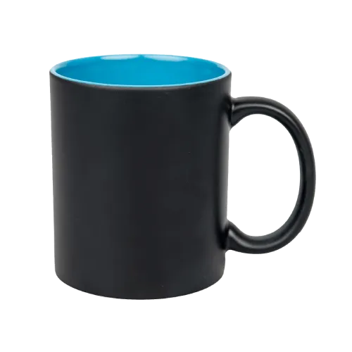 Kubek ceramiczny (czarny + kolor) pod grawer druk online