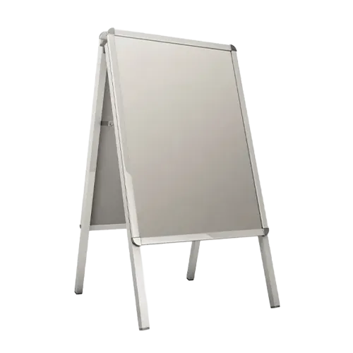 potykacz dwustronny z profili aluminiowych - bez zadruku druk online