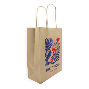 Torba papierowa eko - szara