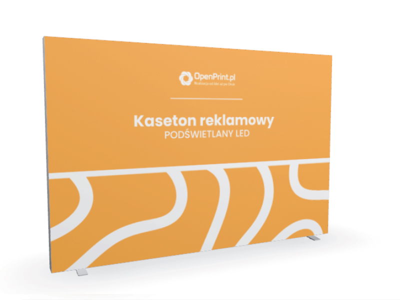 Kaseton reklamowy podświetlany LED - wariant panoramiczny