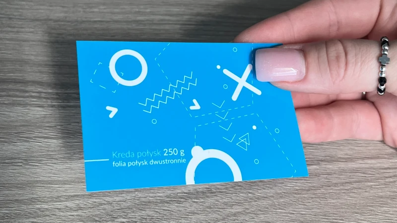 Laminat połysk + folia – podgląd