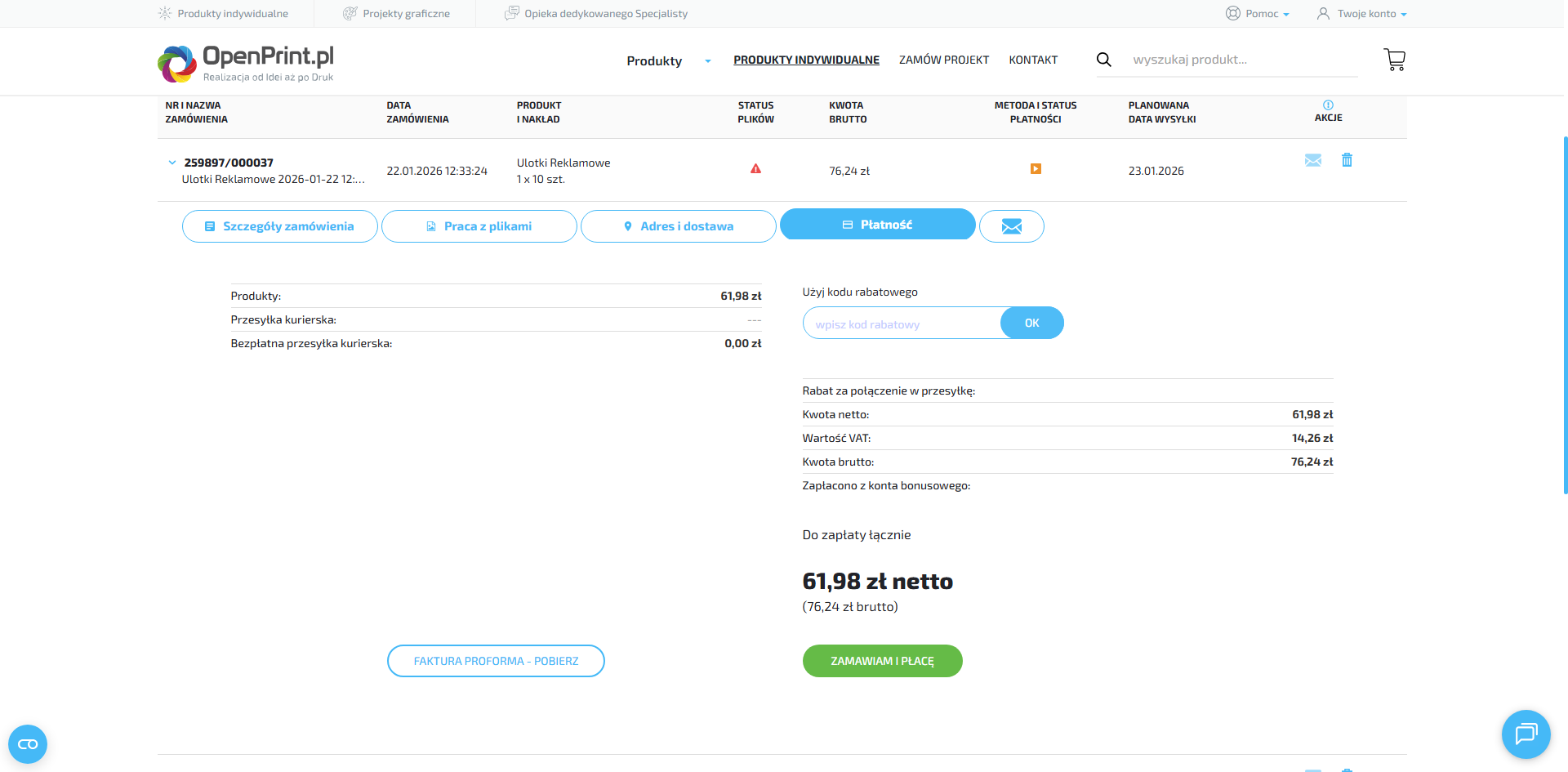 Krok 9 - płatność